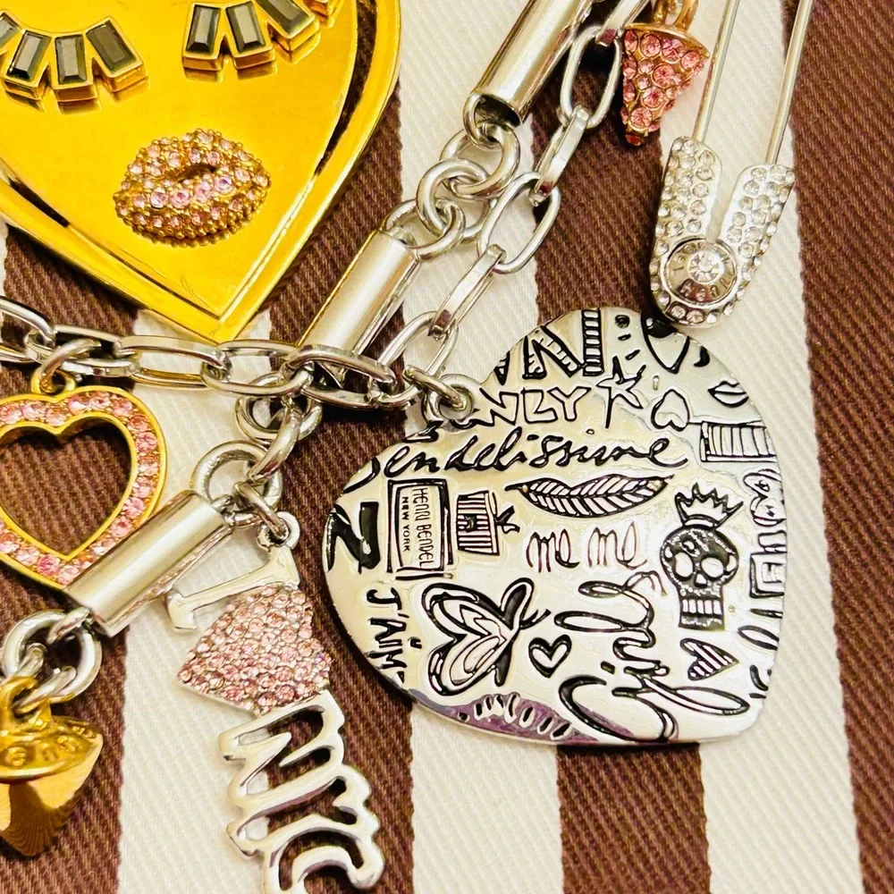 💰SOLD💰🔥NWOT🔥VERY RARE Henri Bendel Pretty Punk Statement Necklace - Picture 11 of 16
